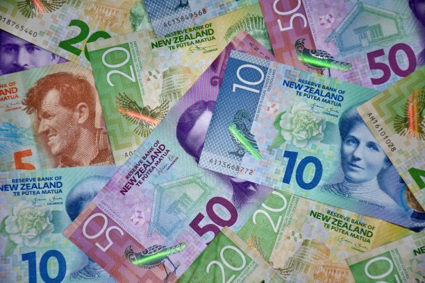 新西兰元(NZD)货币背景图片下载