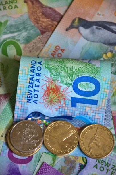 新西兰元(NZD)货币背景图片下载