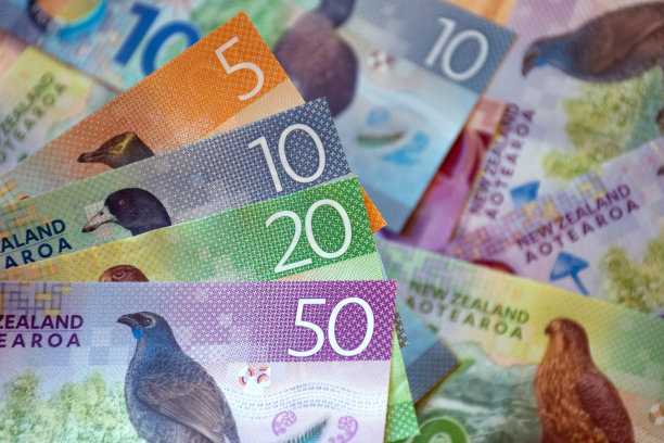 新西兰元(NZD)货币背景图片下载