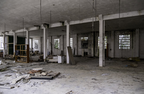 旧废弃工厂图片下载