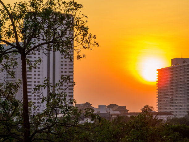 泰国芭堤雅的日落图片下载
