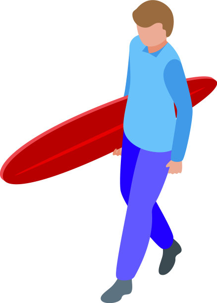 冲浪图标等距工作放慢图片下载