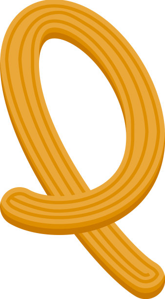 新鲜的油条图标等距西班牙甜点图片下载