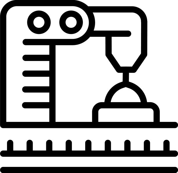 线条工作图标勾勒工厂工程师图片下载