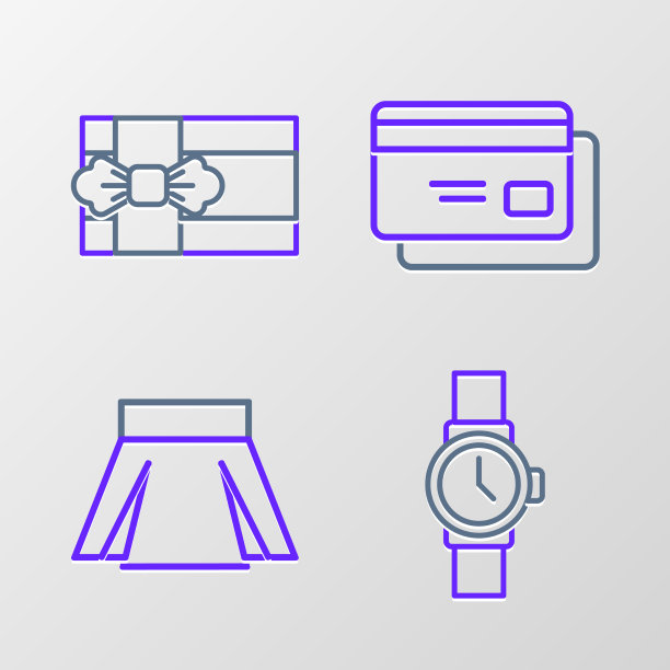 集行腕表裙信用卡及礼品图片下载