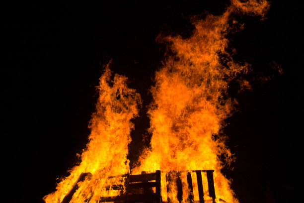 火热的火焰纹理背景图片下载