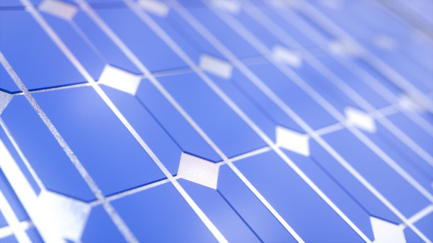 太阳能电池板特写图片下载