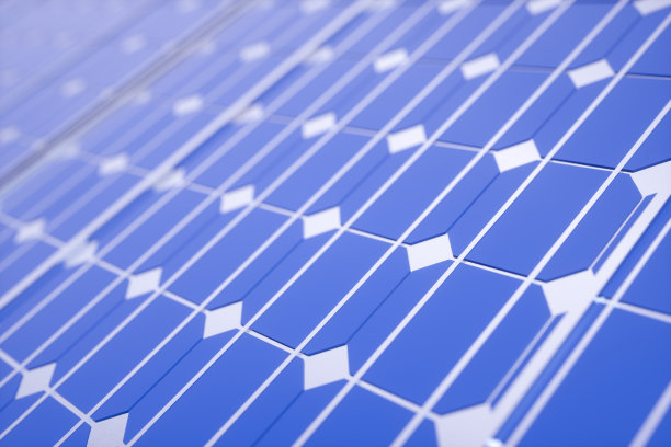 太阳能电池板特写图片下载