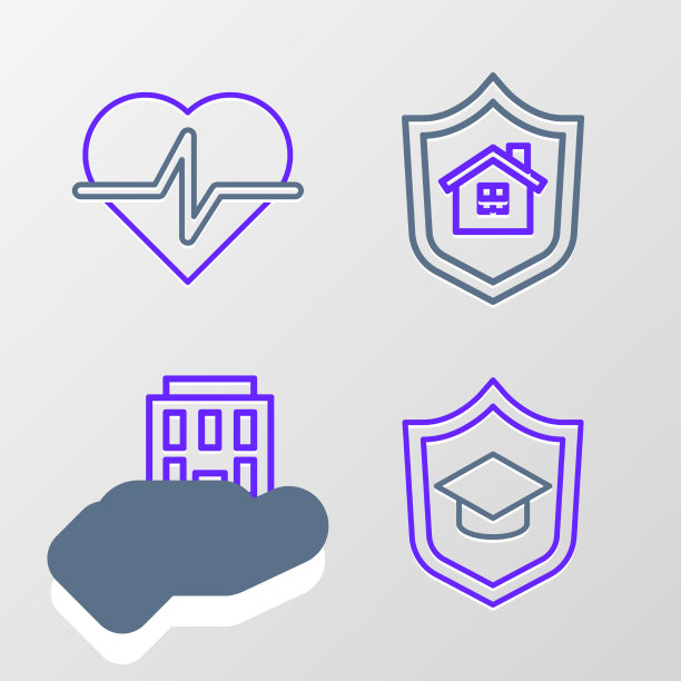 设置线毕业帽与盾屋在手图片下载