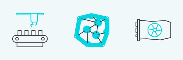 集流水线视频显卡厂输送带图片下载