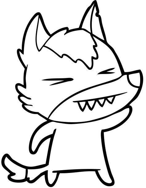 愤怒的狼漫画图片下载