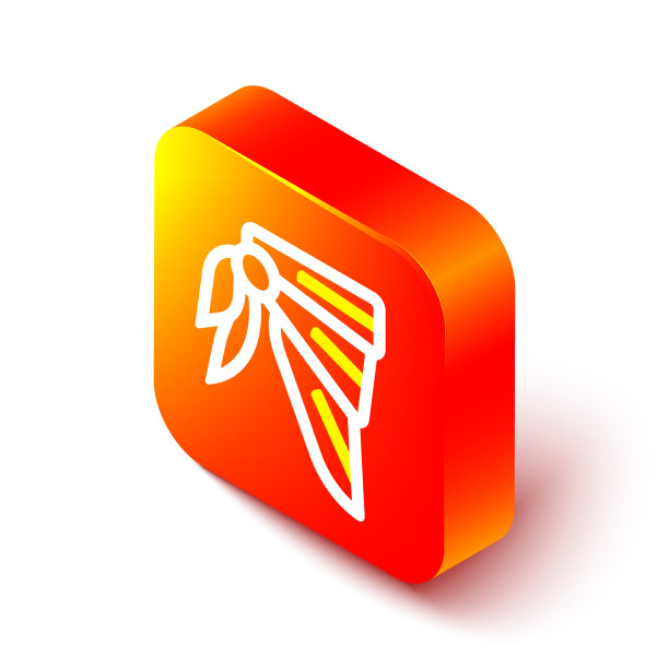 等距线大手帕或机车围巾图标图片下载