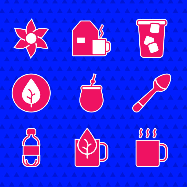 用叶勺瓶套配茶杯图片下载