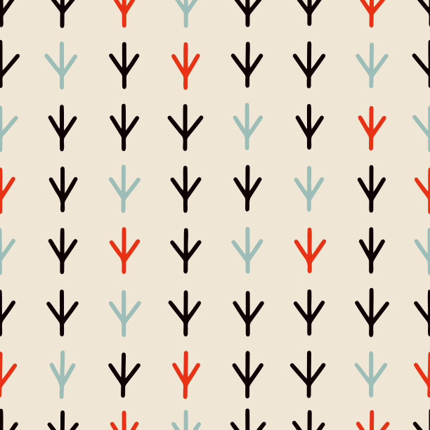 无缝模式与鸟脚。图片下载