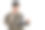 微笑的年轻军人拿着图表和电话交谈图片下载