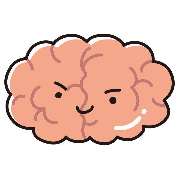 健康大脑的插图(人物)图片下载