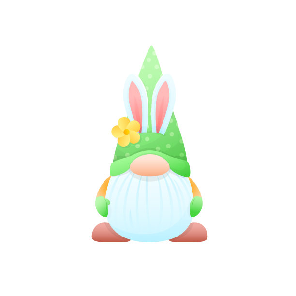 可爱的复活节侏儒图片下载