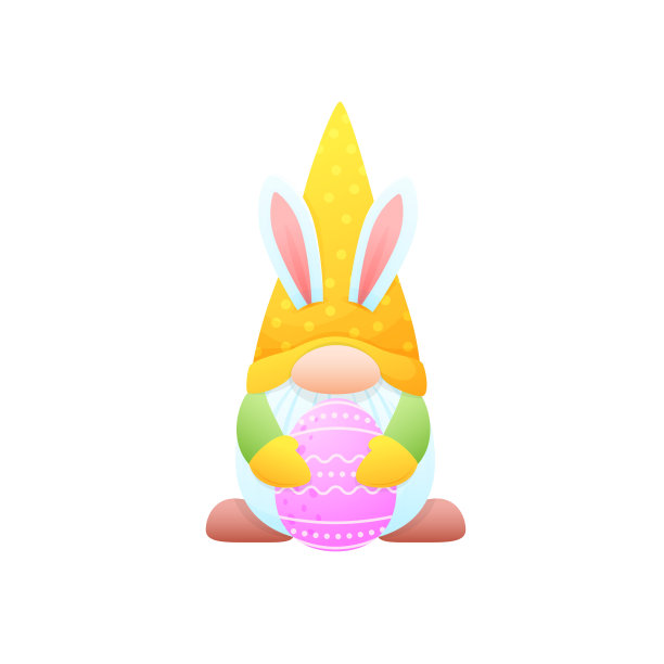 可爱的复活节侏儒图片下载