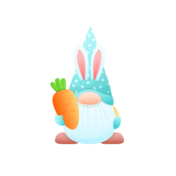 可爱的复活节侏儒图片下载