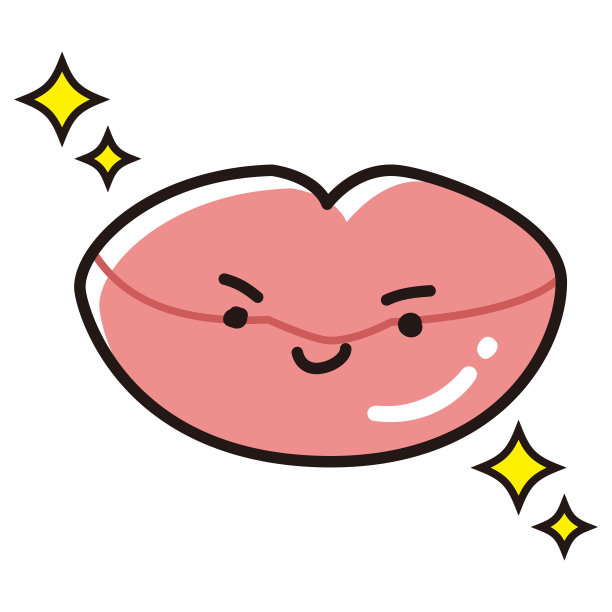 湿润的嘴唇特征图片下载