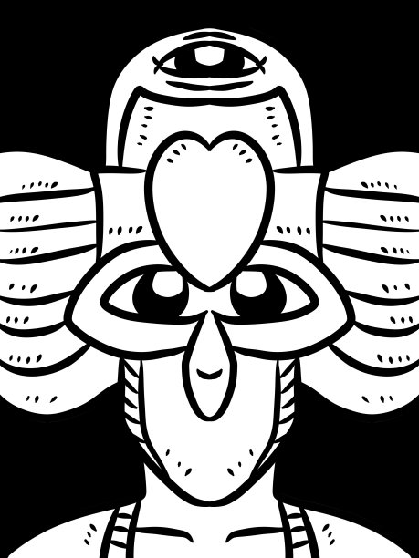 黑白的抽象线条背景图片下载