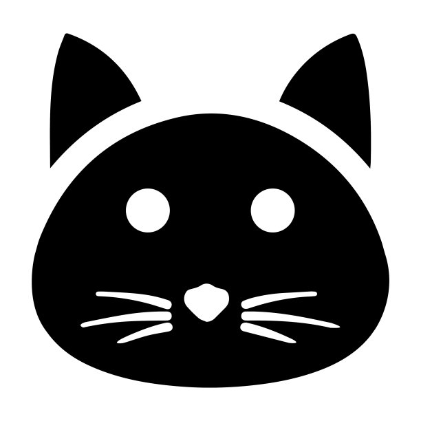 猫，脸图标图片下载