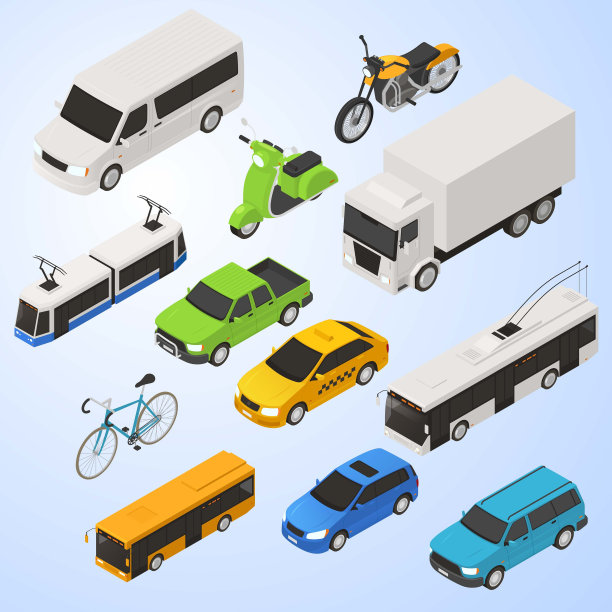 传输信息图等距布局集图片下载