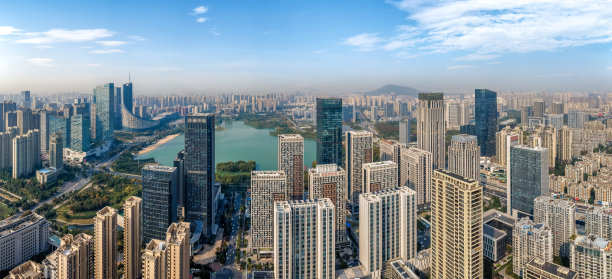 安徽合肥城市景观航拍照片图片下载