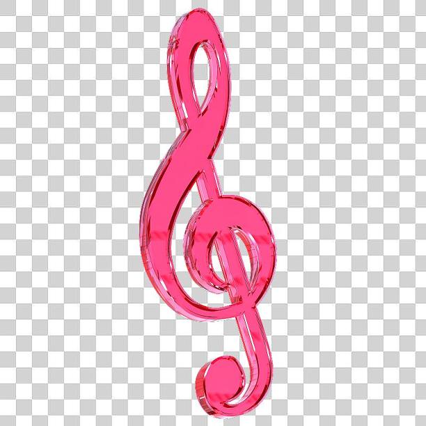 3D的音乐符号图片下载