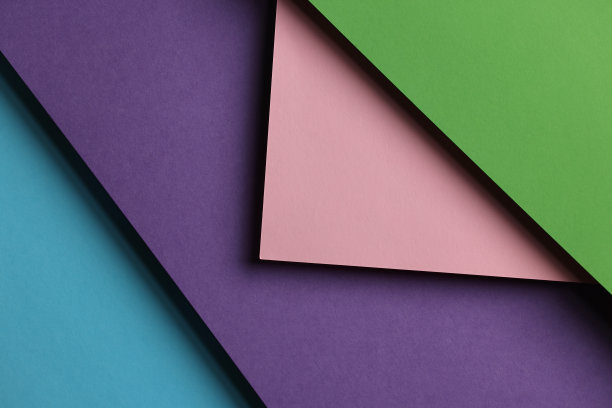 几何形状的多彩纸背景图片下载