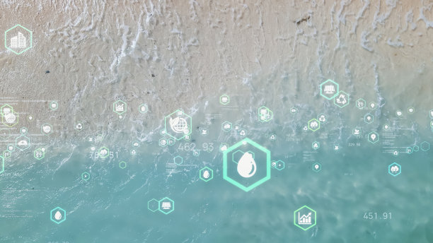 环境技术概念。海洋资源。可持续发展目标。西班牙。图片下载