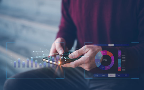 与业务分析和数据管理系统合作的分析师。公司财务战略、运营战略、销售战略、市场战略。图片下载