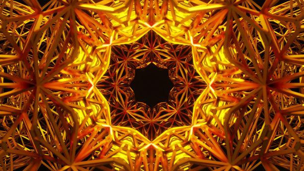 黄金分形几何形状图片下载