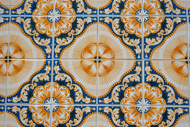 葡萄牙建筑中的Azulejos传统图片下载