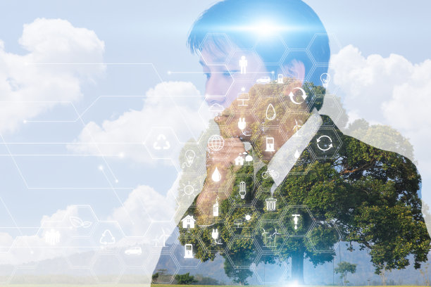 环境技术概念。可持续发展目标。西班牙。图片下载