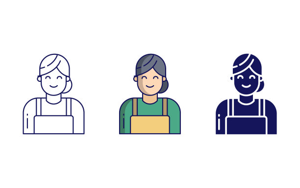 女技术员图标图片下载