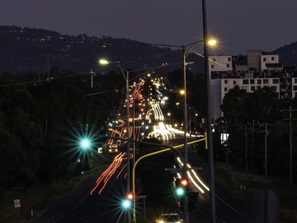郊区夜街图片下载