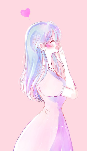 恋爱中的微笑女人图片下载