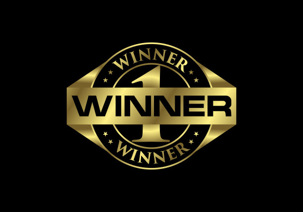 金色头号图标，奖项，冠军，赢家，成功概念抽象标志标志符号。图片下载