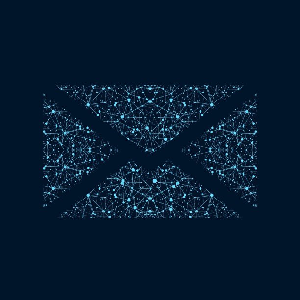 蓝线在技术概念中是相连的图片下载