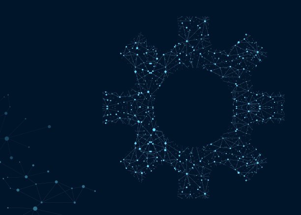 蓝线在技术概念中是相连的图片下载