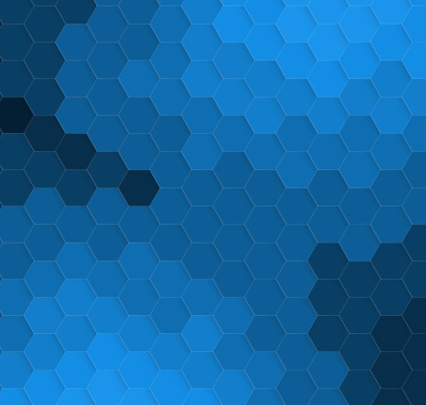 新兴技术网络六边形图片下载