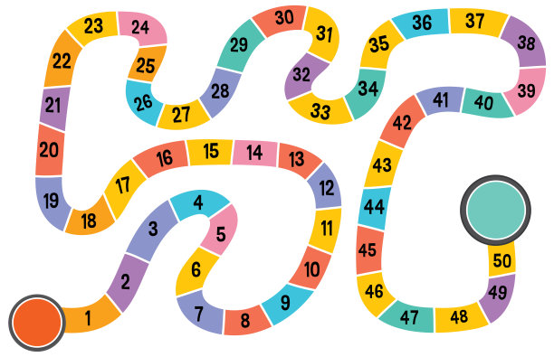 简单的棋盘游戏模板的儿童图片下载