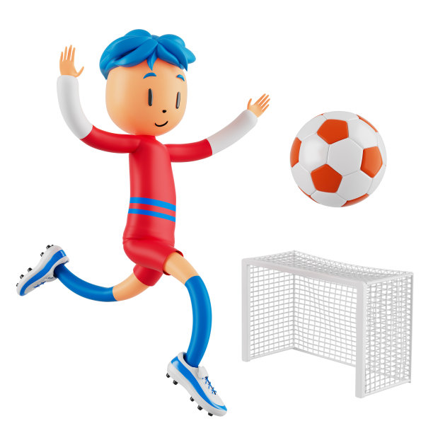 3d男孩卡通人物在行动与剪辑路径。3 d插画家。体育活动。运动健身。锻炼训练的生活方式。男子球员。虚拟现实技术。健身房户外。网络空间对象概念。图片下载