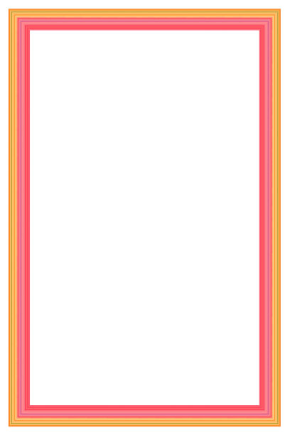 垂直相框的照片和设计与长宽比2到3在白色背景。图片下载