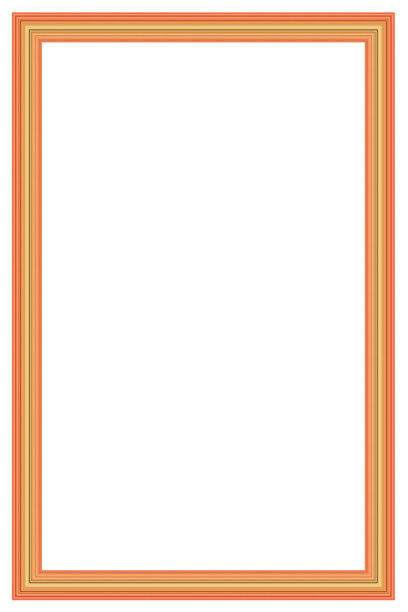 垂直相框的照片和设计与长宽比2到3在白色背景。图片下载