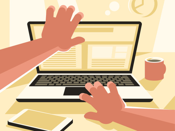 男子打开笔记本电脑图片下载