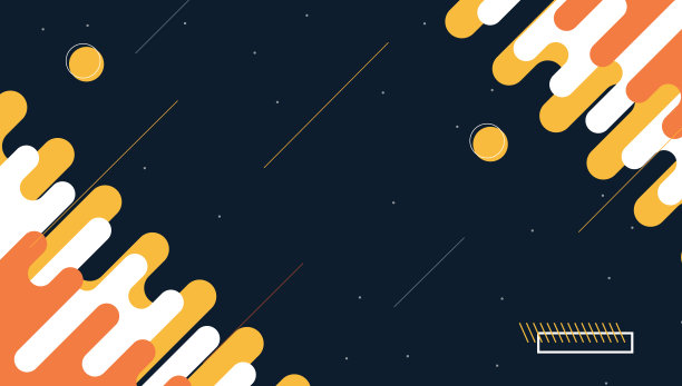 极简主义和现代未来抽象几何形状几何平面背景设计矢量插图图片下载