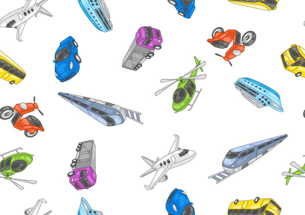 运输无缝模式。商业或工业形象。图片下载