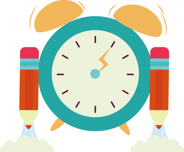 铅笔闹钟图片下载